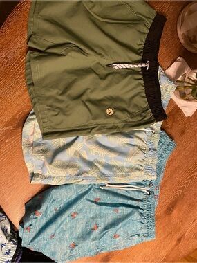 Ascend Olive Green Drawstring Hybrid Shorts